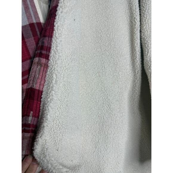 Women’s Sherpa Flannel Jacket - Size M - Picture 5 of 5